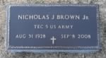 Thumbnail for Nicholas Jesse Brown, Jr _ Militar Marker _ From the Ron Stewart Genealogy Collection 23 Jan 2013.jpg