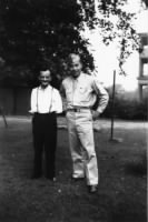 Thumbnail for Roy Conner & Don Geyer, backyard of Geyer home, 2039 Termon Ave. Pittsburgh PA 15212, circa 1943.jpeg