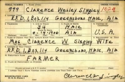 Thumbnail for Clarence Wesley > Singley, Clarence Wesley