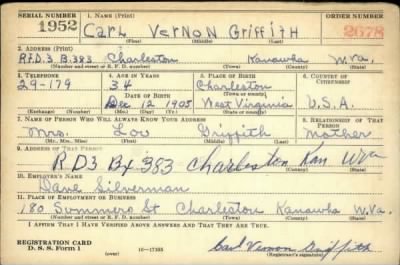 Thumbnail for Carl Vernon > Griffith, Carl Vernon