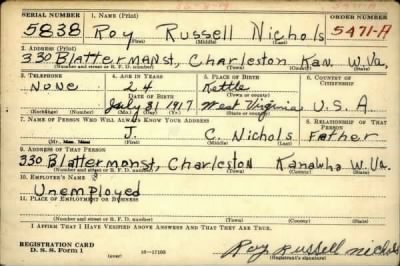 Thumbnail for Roy Russell > Nichols, Roy Russell