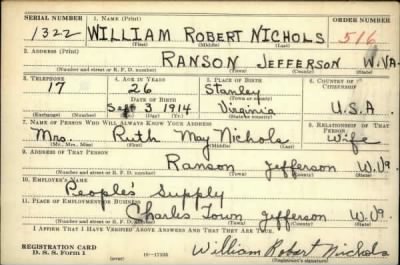 Thumbnail for William Robert > Nichols, William Robert