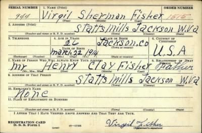 Thumbnail for Virgil Sherman > Fisher, Virgil Sherman