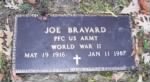 Thumbnail for Bravard, Joseph S 'Joe', Military Grave Marker.jpg