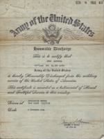 Thumbnail for Hugh Ellis Cantrell, Military honorable Discharge.jpg