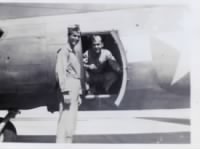 Thumbnail for Bill L. Konecky with plane WWII.jpg