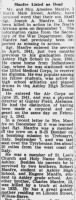 Thumbnail for Manfre, Joseph A._Wilkes Barre Record_PA_Thurs_06 January 1944_Pg 11_Clip 2.JPG