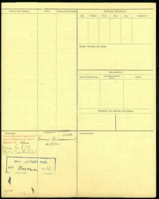 Thumbnail for Royal Navy Record Cards (Pieces 1-512) > Piece 153: 1925-1939 (J1161-J1761)