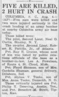 Thumbnail for Shuman, Floyd H._Journal and Courier_Lafayette, IND_Wed_05 Aug 1942_Pg 15.JPG