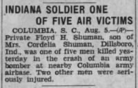 Thumbnail for Shuman, Floyd H._Muncie Evening Press_IND_Wed_05 Aug 1042_Pg 3.JPG