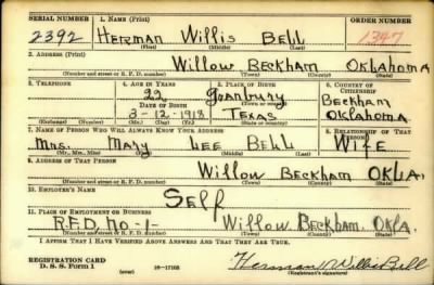 Thumbnail for Herman Willis > Bell, Herman Willis