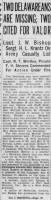 Thumbnail for Bishop, James W_The_Morning_News_Wilmington, DE_Tue_May_11_1943_Pg 1.jpg