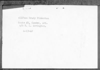 Thumbnail for Clifton Grady > Pinkerton, Clifton Grady