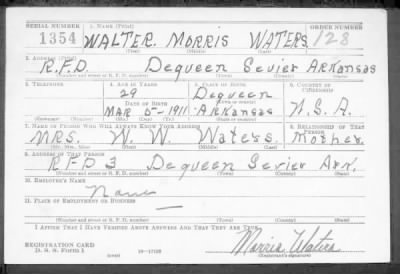 Thumbnail for Walter Morris > Waters, Walter Morris