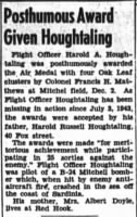 Thumbnail for Houghtaling, Harold A_Poughkeepsie Journal_NY_Fri_08 Dec 1944_Pg 13.JPG