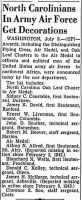 Thumbnail for Kelley, Donald C._Greensboro Daily News_NC_Sat_10 July 1943_Pg 7.JPG