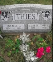 Thumbnail for Charles Thies and Audrey Theeke Gravestone.JPG