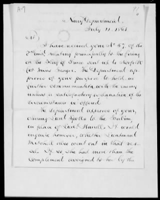 Thumbnail for Area 7, North Atlantic Ocean and Great Lakes > Jan 1861 - Jul 1861