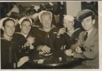 Thumbnail for Garvis on the far right. Served in WWII.png