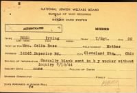 Thumbnail for Ross, Irving H_Jewish Servicemans Card.JPG