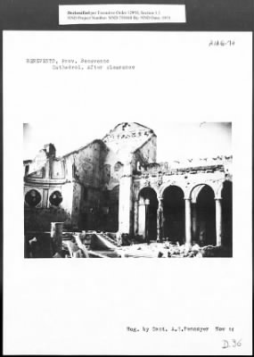 Thumbnail for Cultural Institutions and Artwork in Europe and Other War Areas (Photo Archive) Series 1 > Italy - Benevento