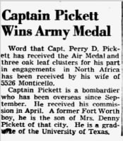 Thumbnail for Pickett, Perry Denny_Dallas Morning News_Thurs_25 Feb 1943_Pg 1.JPG