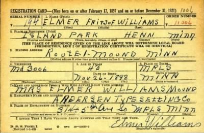 Thumbnail for Elmer Fritzof > Williams, Elmer Fritzof