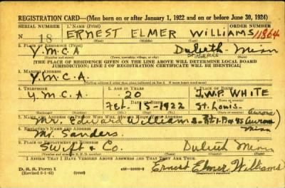 Thumbnail for Ernest Elmer > Williams, Ernest Elmer