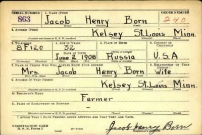 Thumbnail for Jacob Henry > Born, Jacob Henry