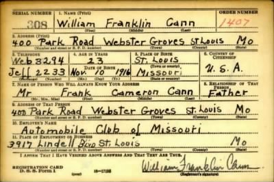 Thumbnail for William Franklin > Cann, William Franklin