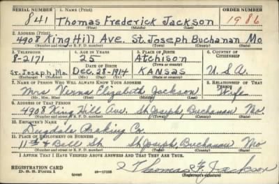 Thumbnail for Thomas Frederick > Jackson, Thomas Frederick