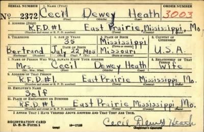 Thumbnail for Cecil Dewey > Heath, Cecil Dewey