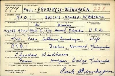 Thumbnail for Paul Frederick > Bernhagen, Paul Frederick