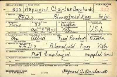 Thumbnail for Raymond Charles > Bernhardt, Raymond Charles