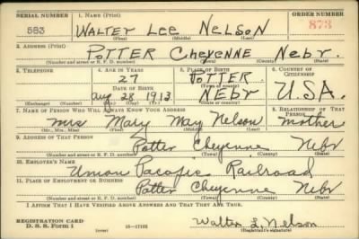 Thumbnail for Walter Lee > Nelson, Walter Lee