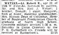 Thumbnail for Wetzel, Robert E_Columbus Dispatch_Thurs_22 July 1948_Pg 7.JPG