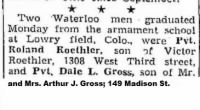 Thumbnail for Gross, Dale L_Waterloo Daily Courier_Wed_01 Dec 1944_Pg 9.JPG