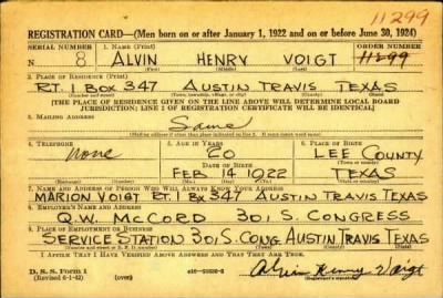 Thumbnail for Alvin Henry > Voigt, Alvin Henry