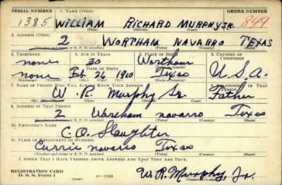 Thumbnail for William Richard > Murphy, William Richard