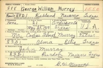 Thumbnail for George William > Murray, George William