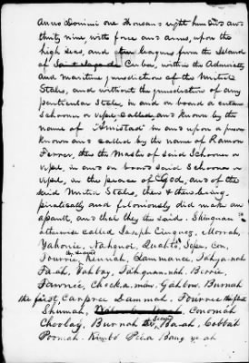 Circuit Court for the District of Connecticut > U.S. v. Cinque and the Africans Sept., 1839, term