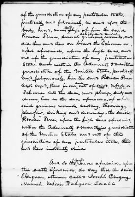 Circuit Court for the District of Connecticut > U.S. v. Cinque and the Africans Sept., 1839, term