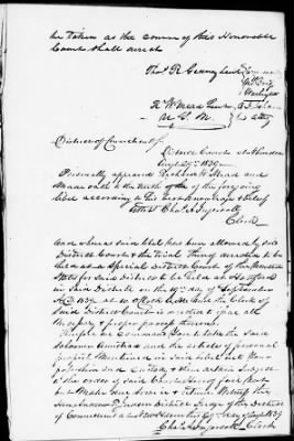 Thumbnail for Circuit Court for the District of Connecticut > U.S. v. Cinque and the Africans Sept., 1839, term