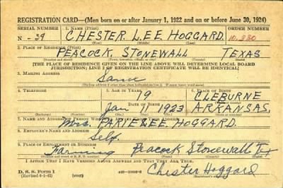 Thumbnail for Chester Lee > Hoggard, Chester Lee