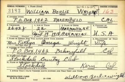 Thumbnail for William Berlie > Wright, William Berlie