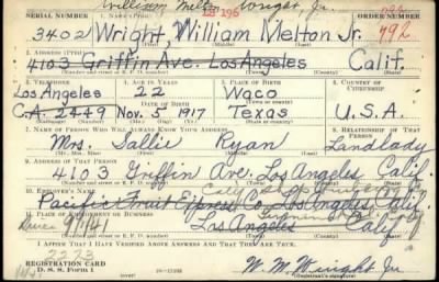 Thumbnail for William Melton > Wright, William Melton