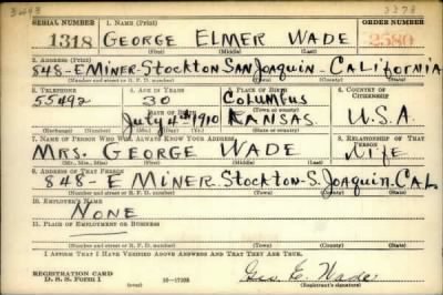 Thumbnail for George Elmer > Wade, George Elmer