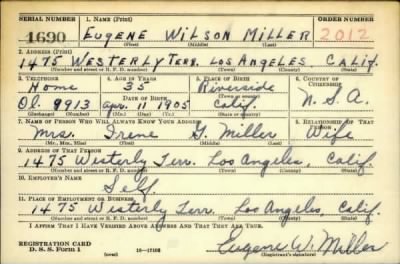 Thumbnail for Eugene Wilson > Miller, Eugene Wilson