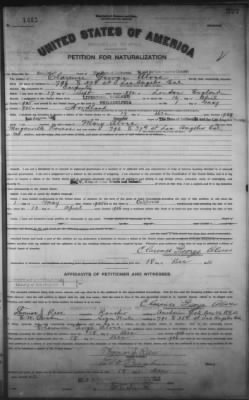 Alves, Clarence George > Petition for Naturalization (1911)
