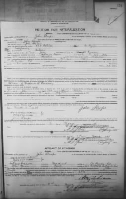 Thumbnail for Stoupe, John > Petition for Naturalization (1908)